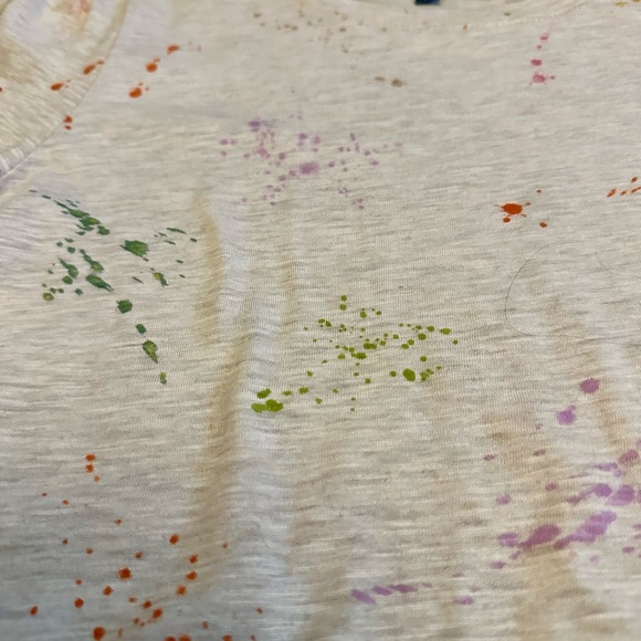 Democracy short sleeve tee paint splatter - Picture 6 of 9